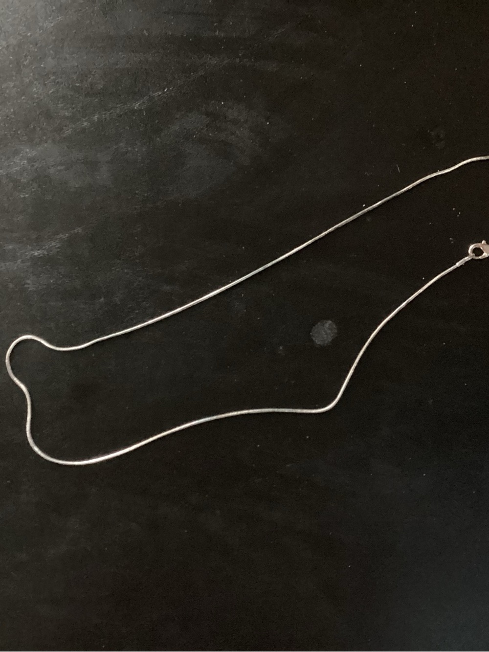 Sterling Silver Snake Chain Necklace - Silver